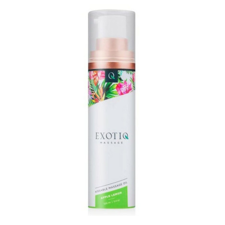 Olio per Massaggio Erotico Exotiq Limone Mela (100 ml)