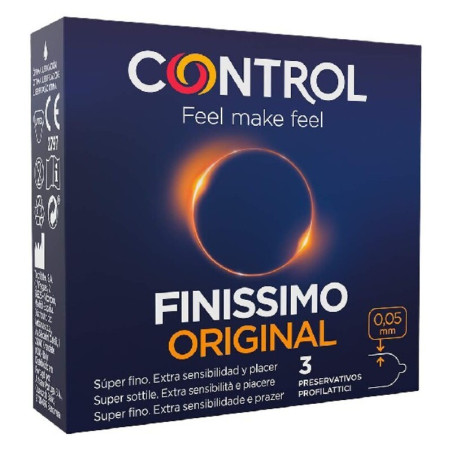 Preservativi Finissimo Control Original (3 uds)
