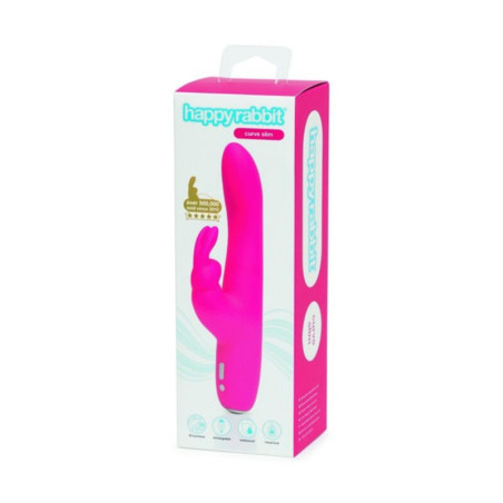 Vibratore Slimline Curve Rabbit Happy Rabbit