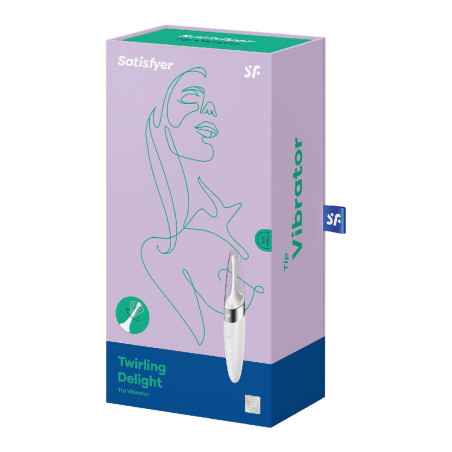Vibratore Clitorideo Curvo Satisfyer Bianco