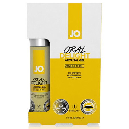 Gel Stimolante Oral Delight Vanilla Thrill 30 ml System Jo 805