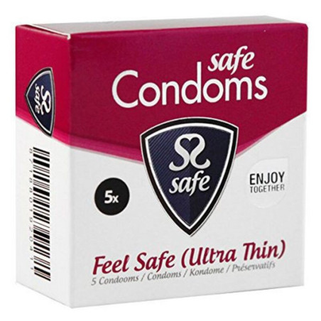 Preservativi Feel Safe Ultra-Thin (5 unità) Safe 20411