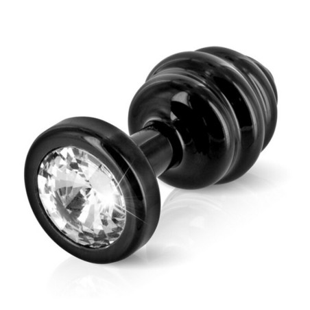 Butt Plug Scanalato Ano Nero 30 mm Diogol 71588