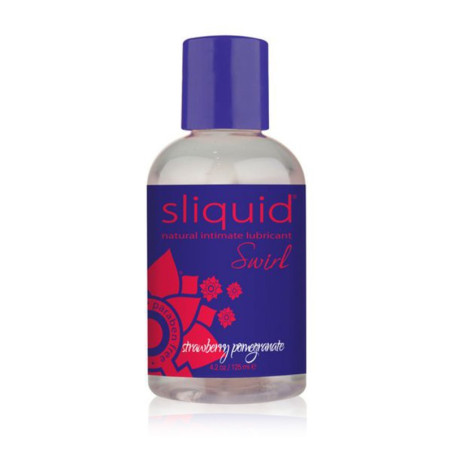 Lubrificante Naturals Swirl Melagrana e Fragola 125 ml Sliquid 9343