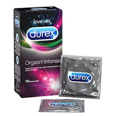 Preservativi Intense Orgasmic 10 pezzi Durex 1478