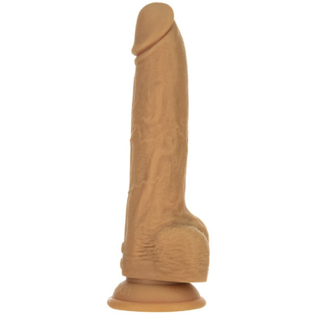 Masturbatore Thrusting Dong with Remote 9 Inch Caramel (15,2 cm)
