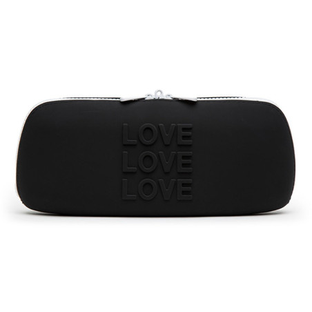 Borsa da Viaggio Happy Rabbit LOVE Medium Black Zip