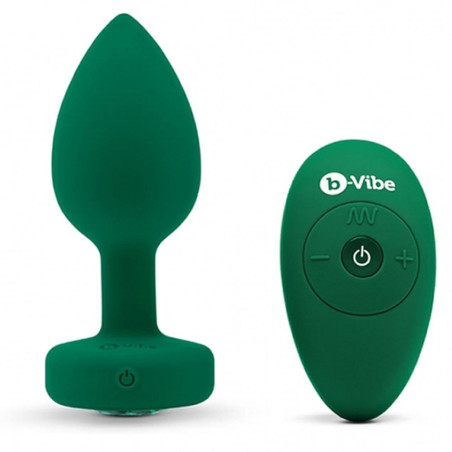 Plug Anale B-Vibe Emerald Verde Taglia M/L