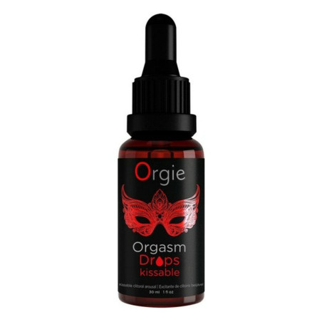 Stimolatore per il Clitoride Orgasm Drops Kissable  Orgie 30 ml