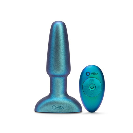 Plug Anale B-Vibe Rimming 2 Remote Control Space Green Azzurro