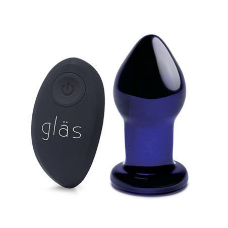 Butt Plug Vibrante Vibrating Butt Glas