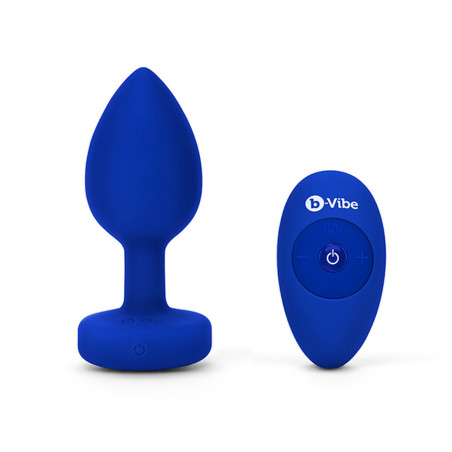 Vibratore B-Vibe  Jewel Plug XL Blu Marino