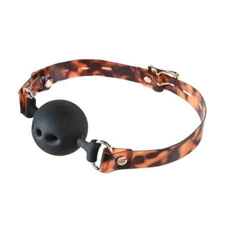 Solid Ball Gag Sportsheets Amber