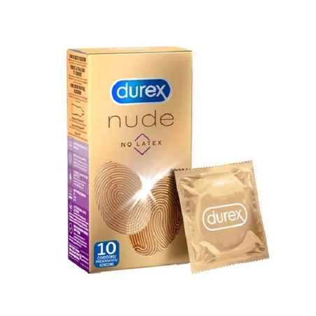 Preservativi Durex Nude Senza lattice 10 Unità