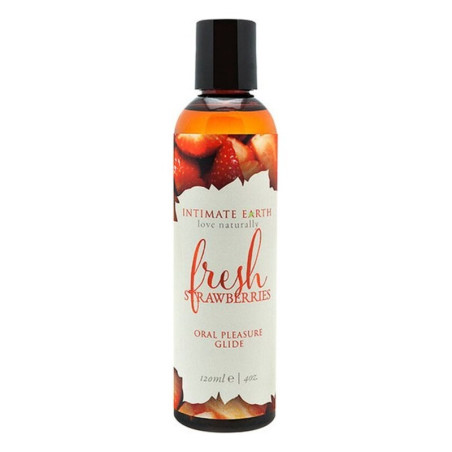 Lubrificante Oral Pleasure Fresh Strawberries 120 ml Intimate Earth (120 ml)